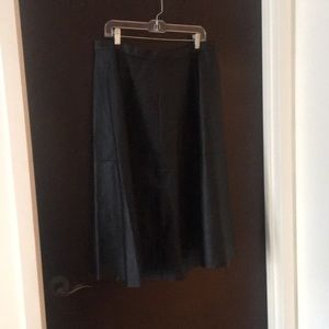 Faux Leather Skirt